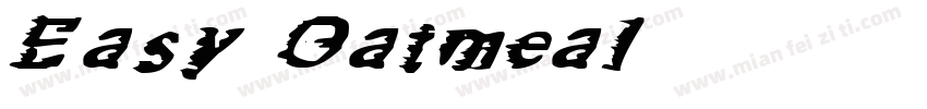 Easy Oatmeal字体转换